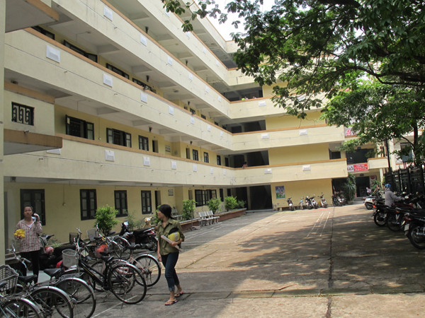 Ký túc xá Học viện Ngoại giao đẹp, giá rẻ nhưng thừa chỗ ở Ảnh: Hồ Thu