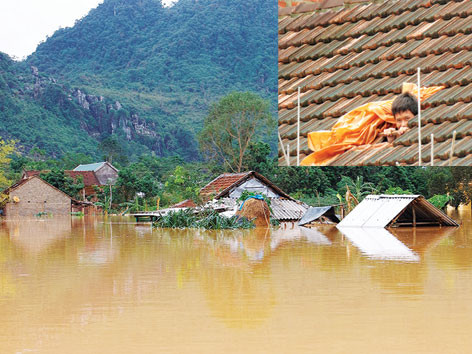 Lũ lịch sử chồng siêu bão