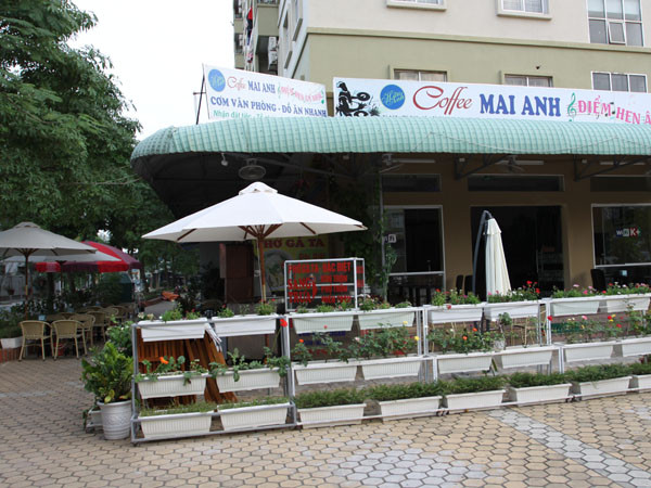 Quán cà phê Mai Anh nơi xảy ra vụ mất xe SH