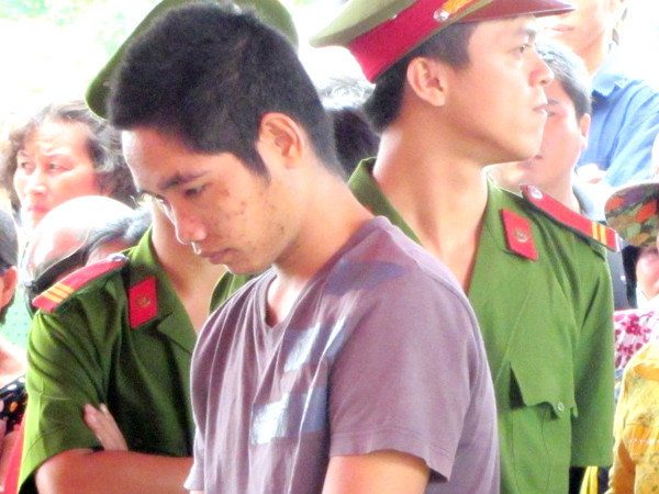 Bị cáo Danh Vương tại phiên tòa