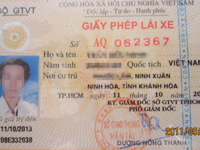 'Công nghệ' làm bằng lái giả