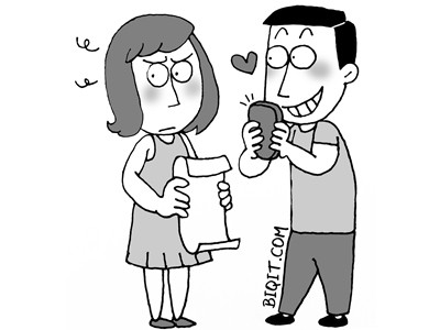 Anh ấy tặng tôi một tập thơ tình