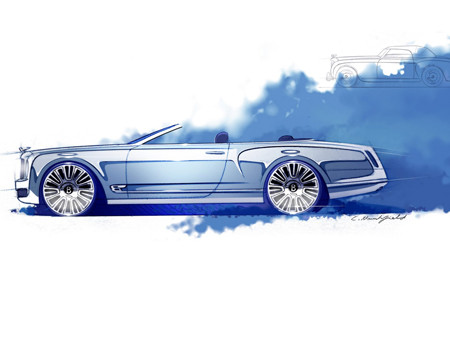 Bentley hé lộ phiên bản mui trần của Mulsanne