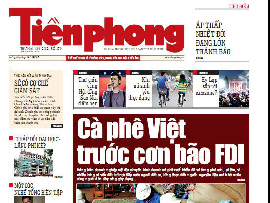 Thông tin chú ý trên Tiền Phong ngày 18-6