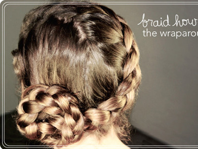 Cách tết tóc quấn xinh xắn