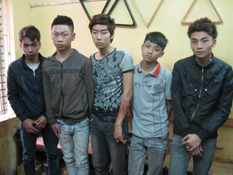 Các đối tượng bị bắt giữ