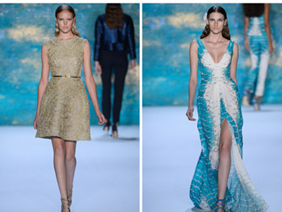 Ấn tượng đầm vảy cá tại New York Fashion Week