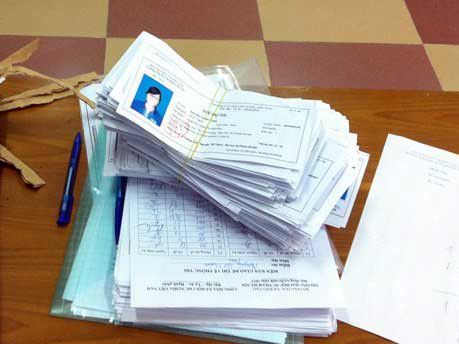 Học sinh lớp 7 thi hộ cho học sinh lớp 9