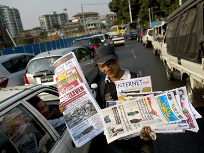 Báo tư nhân tái xuất ở Myanmar