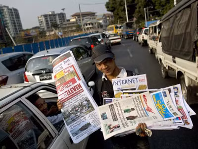 Báo tư nhân tái xuất ở Myanmar