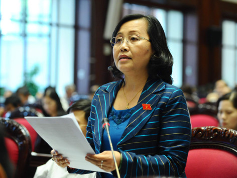Đại biểu Quốc hội Nguyễn Thị Hồng Hà. ảnh: hồng vĩnh