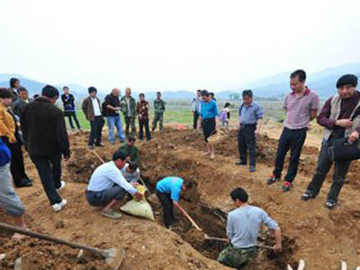 Phát hiện mộ cổ nghìn năm