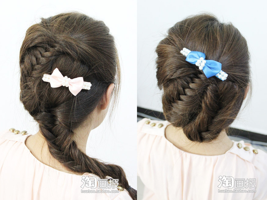 Đẹp lạ với tóc tết chéo