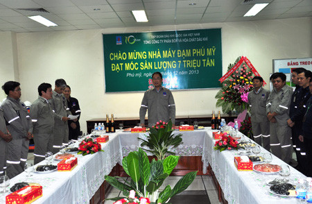 Nhà máy Đạm Phú Mỹ đạt mốc sản lượng 7 triệu tấn