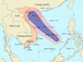 Áp thấp có khả năng mạnh lên thành bão