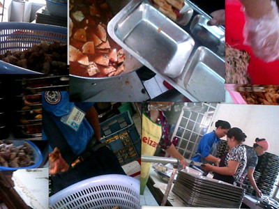 Bữa cơm công nhân teo tóp và nguy hiểm