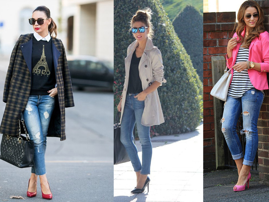 Quần jean và phong cách cho ngày lạnh