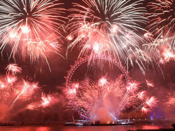 Thế giới tưng bừng đón năm mới 2012