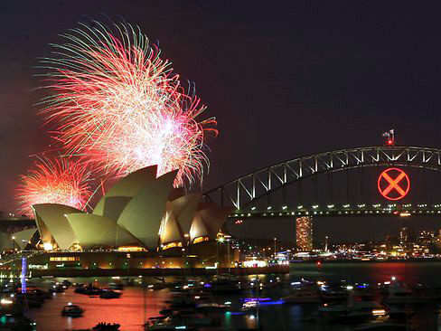 Không khí đón năm mới tràn ngập toàn thế giới