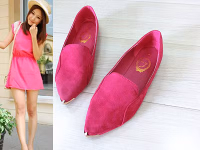 Giày nhung xinh cùng đôi chân đẹp