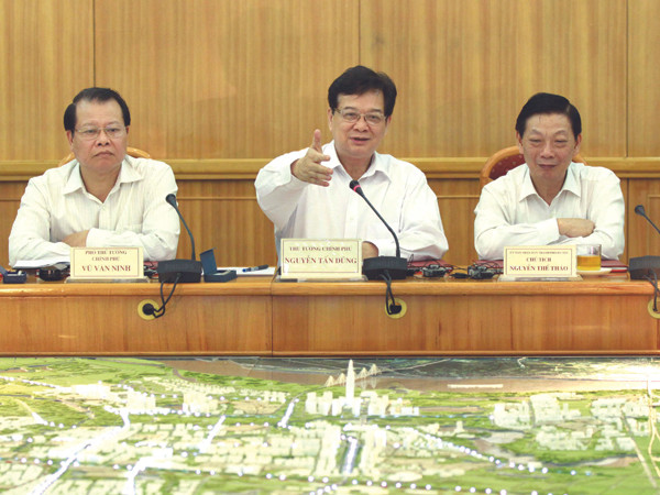 Thủ tướng xem xét quy hoạch trục Nhật Tân - Nội Bài