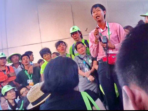 Khách du lịch Việt bị bỏ rơi nhốn nháo trong khách sạn ở Thái Lan - Ảnh do thành viên trong đoàn cung cấp