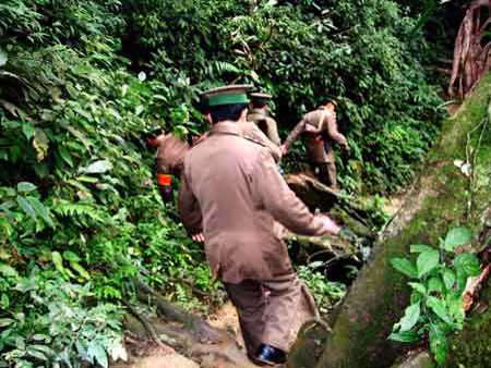 Tuần tra biên giới, một sỹ quan Biên phòng hy sinh