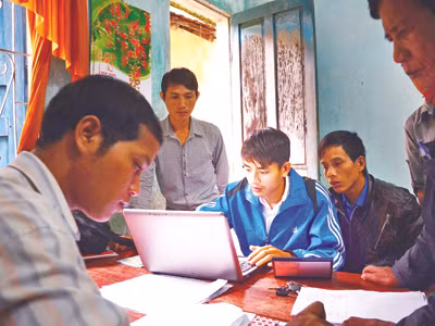 'Xã laptop' vùng cao