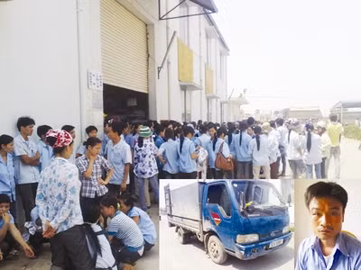 Lời kể của kẻ lao xe vào công nhân đình công