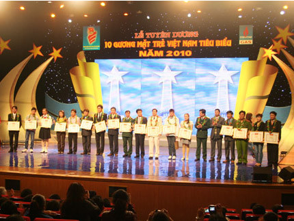 Vinh danh 10 gương mặt trẻ tiêu biểu Việt Nam 2010