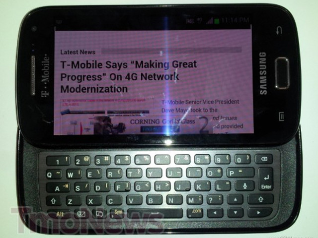 'Dế' chạy Android 4.0 phím trượt của Samsung