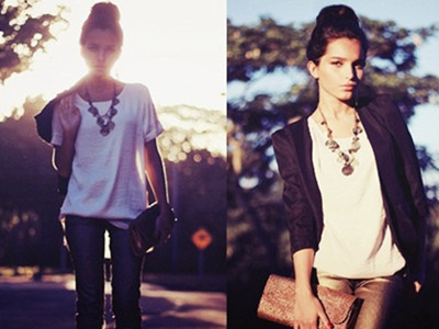 Cá tính với hai màu đen và trắng