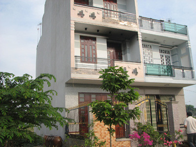 Ngôi nhà của chị Liễu anh Hùng, nơi xảy ra sự việc anh Hùng bị đốt