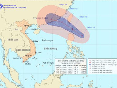 Ảnh hưởng bão, nhiều nơi mưa dông