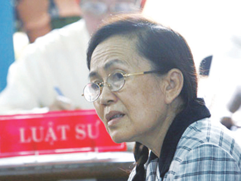 Đình chỉ vụ án đối với bà Trần Ngọc Sương