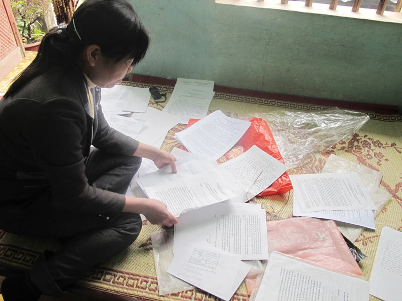 Bà Nam bên chồng đơn tố cáo