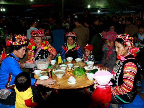 Ăn Tết với người Hà Nhì ở ngã ba biên giới