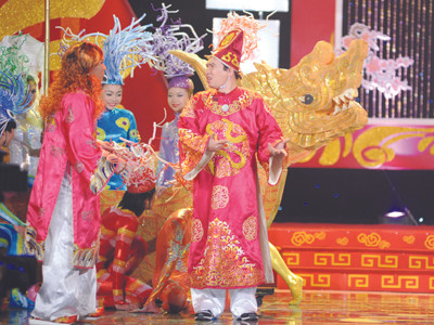 Một cảnh trong Táo quân 2011 Ảnh: Khắc Quân