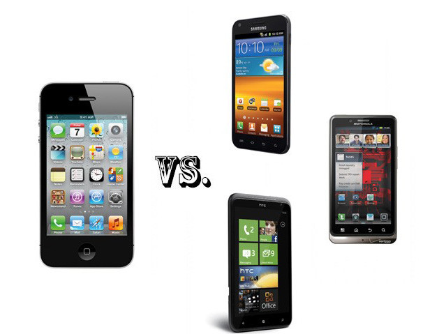 iPhone 4S 'đọ tài' với các đối thủ