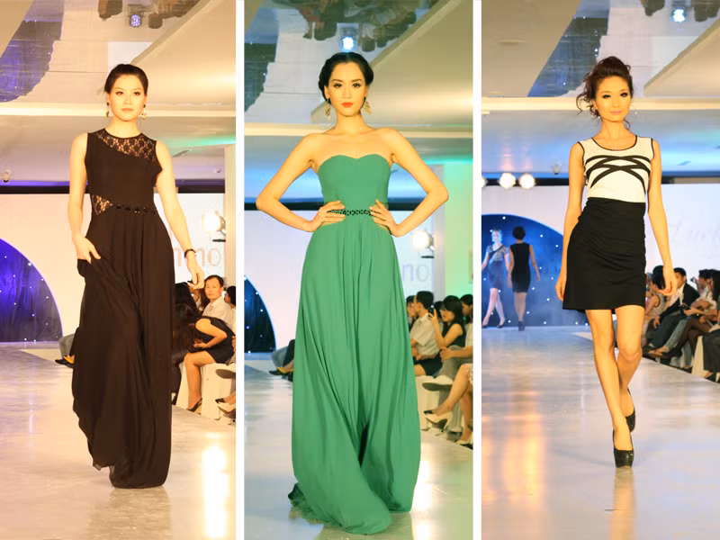 Chân dài khuấy động sàn catwalk giữa thủ đô- tiếp