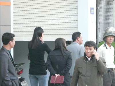 Hiện trường xảy ra vụ việc