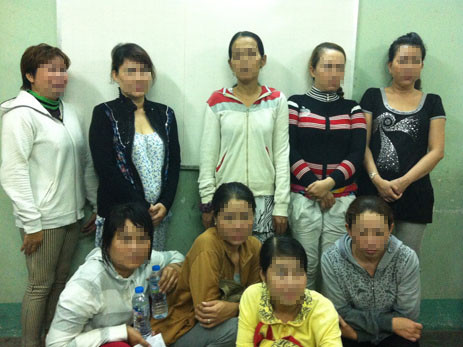 Triệt phá sòng bạc kiều nữ