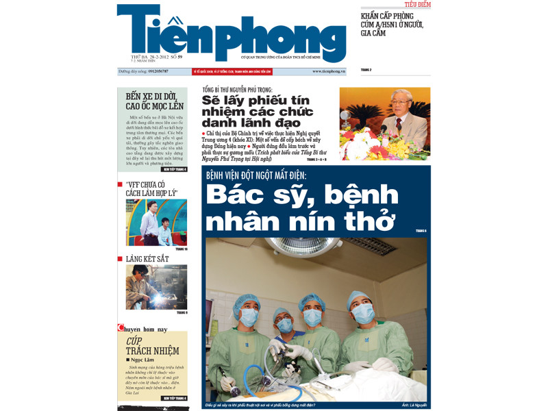 Tiền Phong nhật báo 28-2 có gì đáng chú ý?