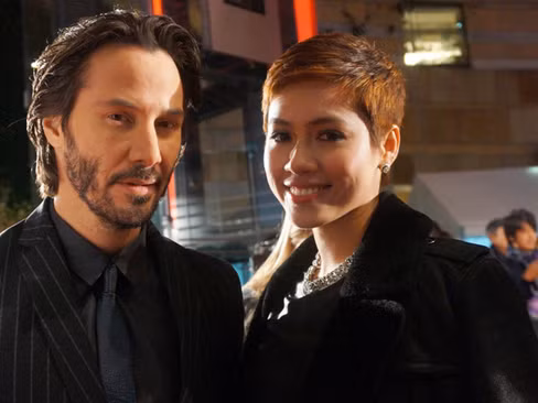 Hoàng My tỏa sáng bên tài tử Keanu Reeves ở Nhật