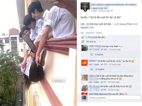 Trào lưu làm trò mạo hiểm của học sinh