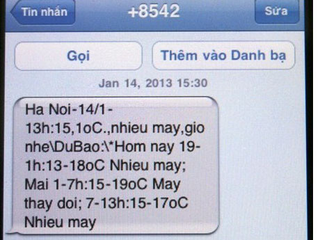 Hé lộ tỷ lệ chia tiền từ tin nhắn thời tiết trên VTV