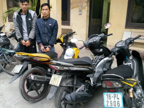 Sinh viên trộm xe rồi rao bán trên mạng