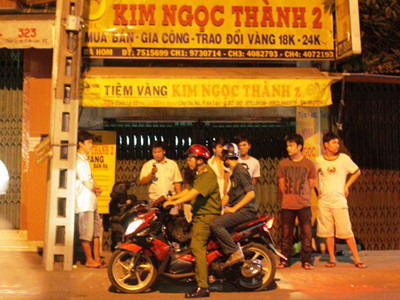 Tiệm vàng Kim Ngọc Thành 2 sau vụ cướp