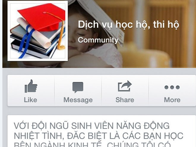 Bùng nổ học hộ, thi hộ và... ốm hộ