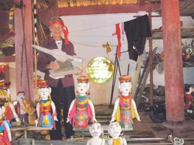 Người anh hùng đánh B52 được tôn vinh về nghệ thuật rối nước